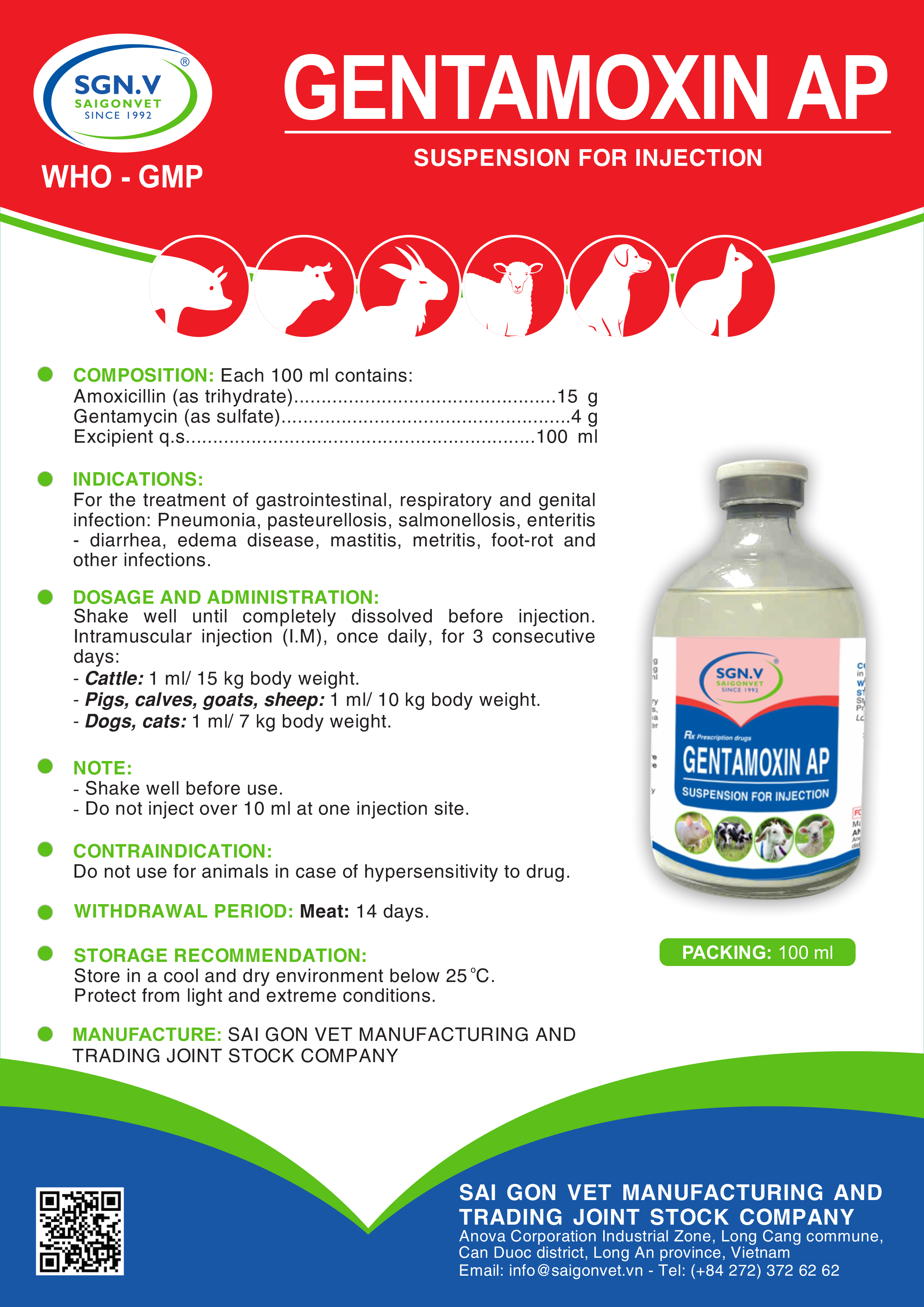 GENTAMOXIN AP