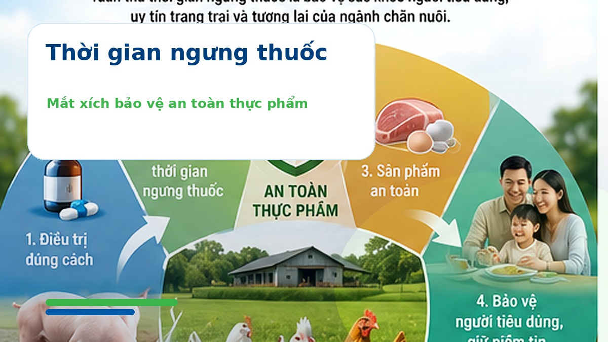 Drug withdrawal period: A crucial link in ensuring food safety