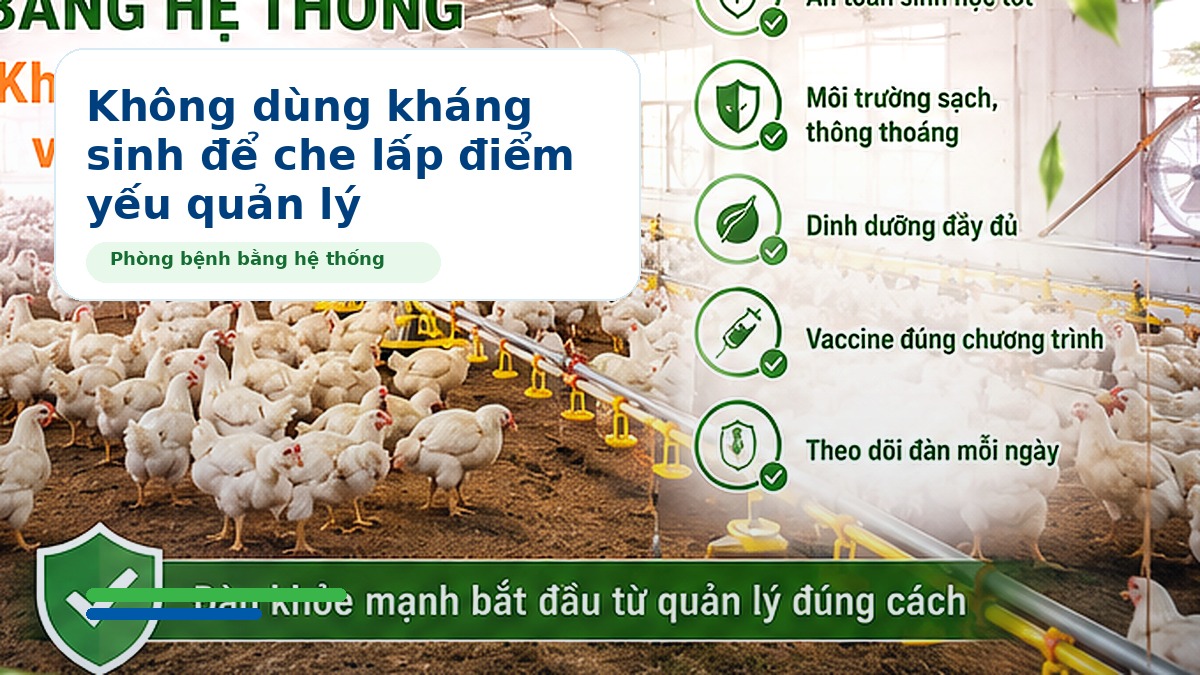 Why should antibiotics not be used indiscriminately as a preventive measure in healthy livestock herds?