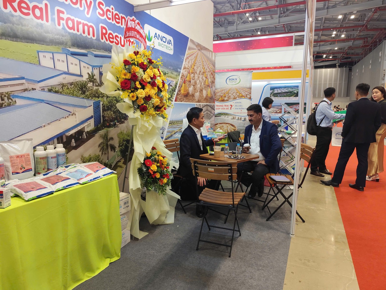 SaigonVet product display and consultation area