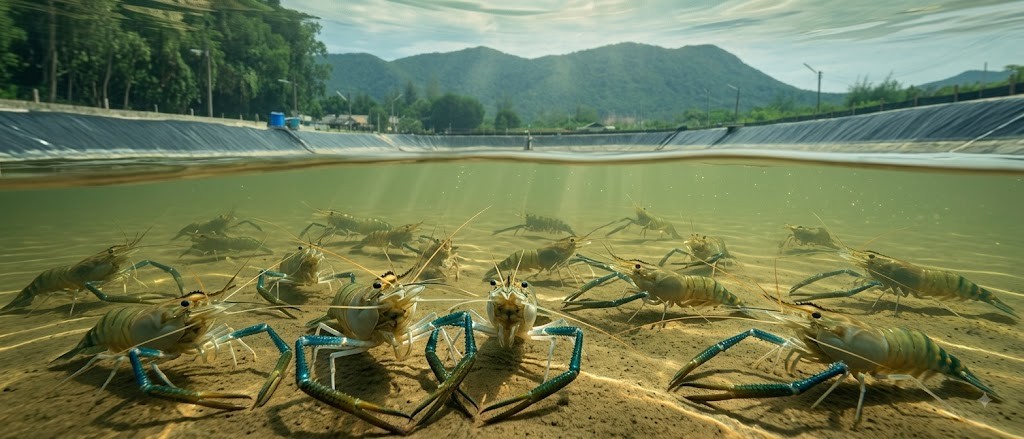 BIOZE supports aquaculture pond water and bottom environment improvement