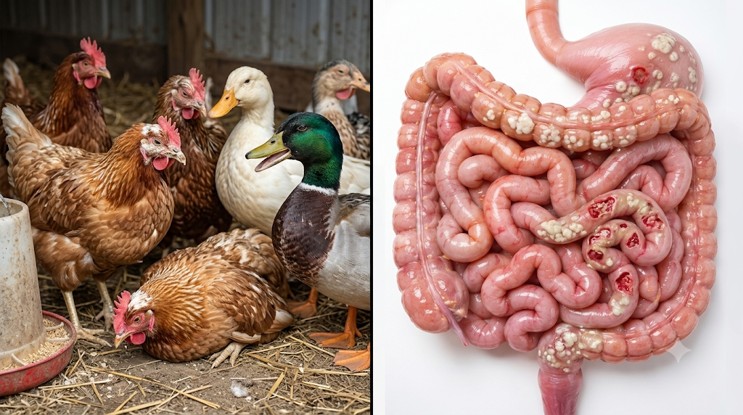 Fungal infection of the poultry gastrointestinal tract